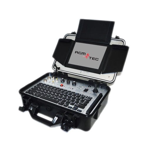 Cámara para la inspección de canalizaciones - TUBICAM XL 360 HD  - AGM  TEC - Caméra d'inspection - de emisión óptica por chispa / multiespectral / rotativa