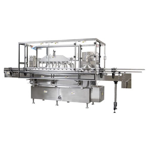 Máquina de llenado y tapado automática - VR840S - Cozzoli Machine Company - para productos farmacéuticos / monobloque / aséptica