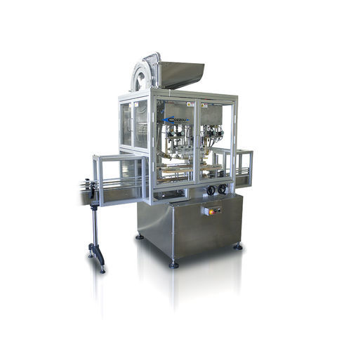 Encapsuladora rotativa - Versa Cap  - Cozzoli Machine Company - con disco / vertical / enteramente automática