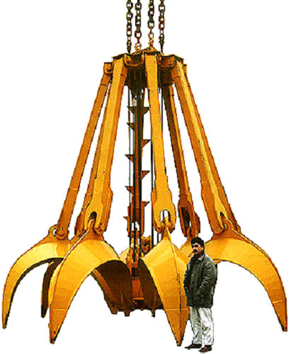 Pulpo orange peel - 1.25 - 16 m³ | PMC 0.9 series - STEMM EQUIPOS INDUSTRIALES, S.L. - mecánico bicable / para chatarra / con 6 garras