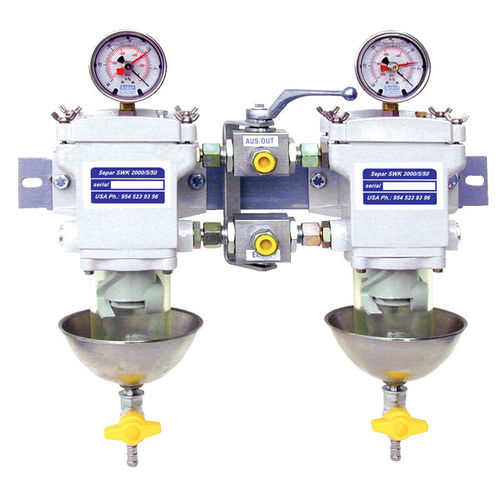 Filtro separador de combustible - SWK-2000-5-50 series - Separ of the Americas, LLC - de agua