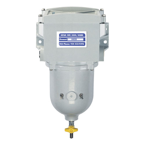 Filtro separador de combustible - SWK-2000-40 Single - Separ of the Americas, LLC - de agua