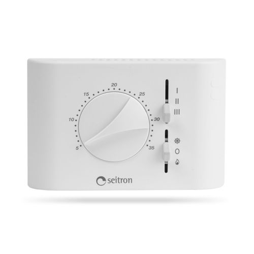 Termostato bimetálico - TFD01M - Seitron SpA - reglable / para el control de velocidad del ventilador / para ventiloconvectores