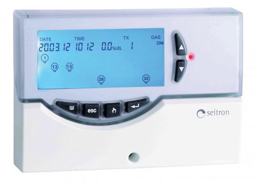 Central de detección de gas protocolo S-Bus - RS0021 - Seitron SpA - visualizador LCD