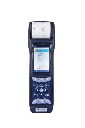 Analizador de gases de escape - Chemist 600 - Seitron SpA - de gas / de temperatura / portátil