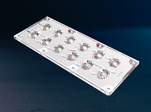 Matriz de lentes otra geometría - NACTUS 6x2 - KHATOD OPTOELECTRONIC S.r.l. - de plástico / para LED