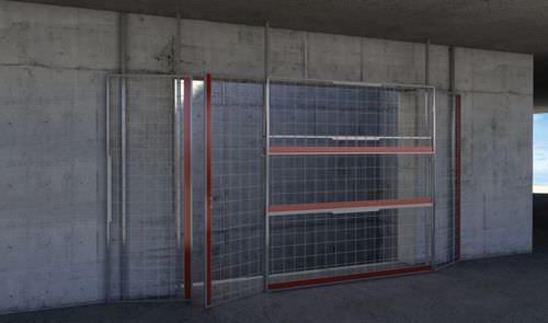 Cercado de seguridad - Elevator Shaft Working Cage - ES - Integrity Worldwide Inc.