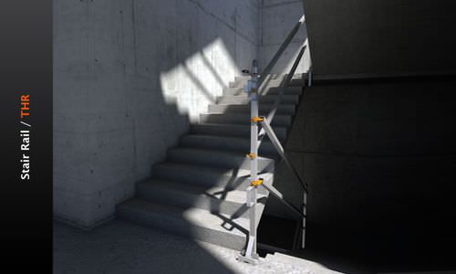 Barandilla de acero - Telescopic Stair Rail - THR - Integrity Worldwide Inc. - galvanizada
