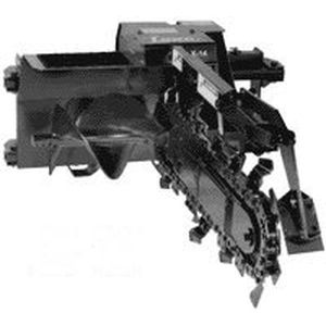Zanjadora con cadena - 04.KG series - ATTEC N.V. - para minicargadora compacta