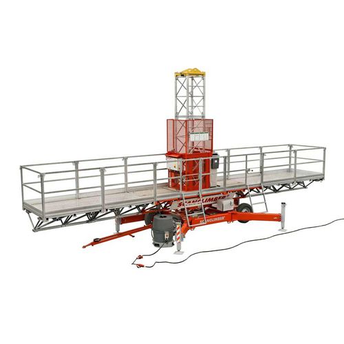 Plataforma sobre mástil de un mástil - Kosmos SC4000 - Scanclimber Oy