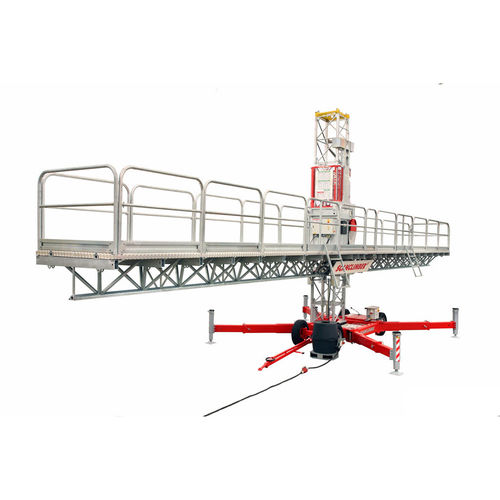 Plataforma sobre mástil de un mástil - Monster SC8000 - Scanclimber Oy