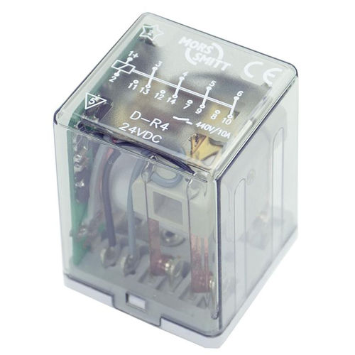 Relé electromecánico DC - D-R4 series - Mors Smitt BV - de potencia / enchufable