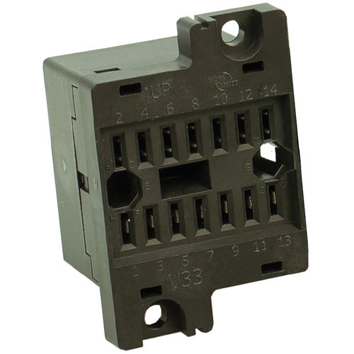 Ficha para relé de base cuadrada - V33  - Mors Smitt BV