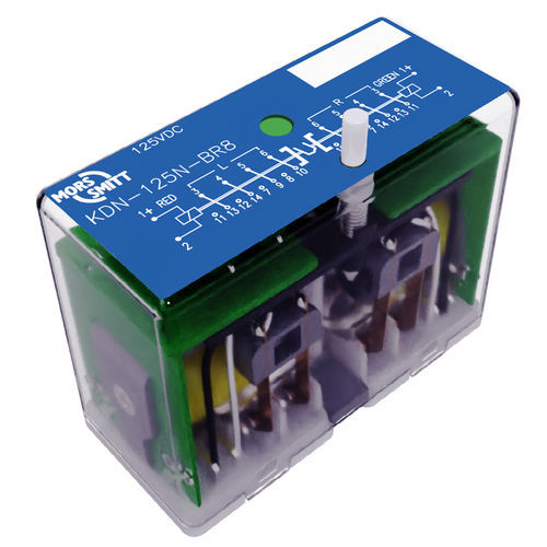 Relé electromecánico de enclavamiento - KDN-R8 - Mors Smitt BV - DC / PCB / en riel DIN