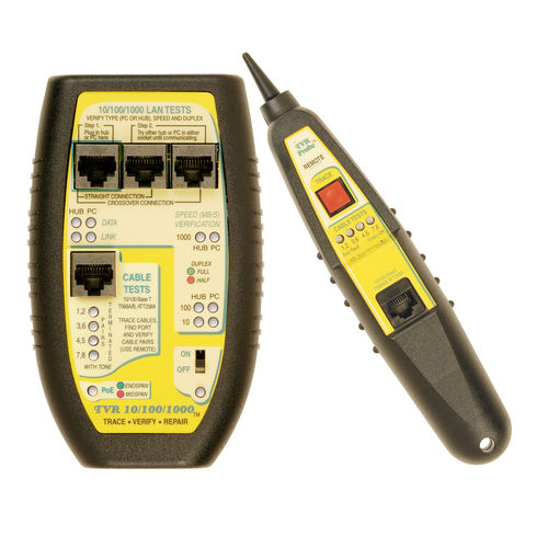 Comprobador para red - TVR10/100/1000™ - Triplett - de red LAN / de cableado / instantáneo