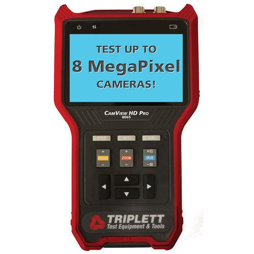 Aparato de pruebas para redes de telecomunicación - CamView HD Pro 8065 - Triplett - con cámara / portátil