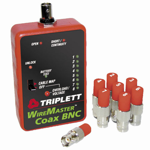 Comprobador de continuidad - WireMaster™ Coax BNC – 3274 - Triplett - de sobretensión / de cables / para la industria