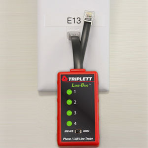 Comprobador de red LAN - Line-Bug™ 4   - Triplett - de cables de baja tensión