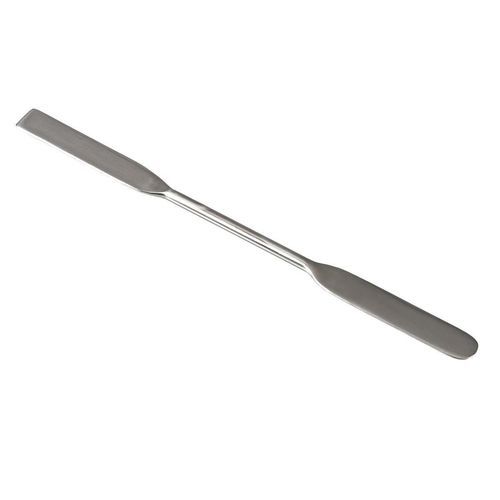 Espátula para laboratorio - 5386-0041 - Bürkle - de acero inoxidable / para muestras / doble