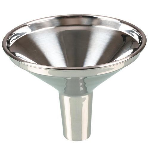 Embudo para polvos - 9604-0100 - Bürkle - de acero inoxidable / filtrante / para líquido