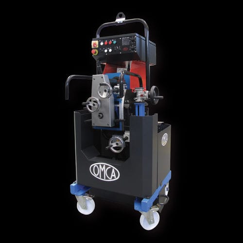 Achaflanadora con alimentación automática - ART. 920 J BEVEL REVERSE - OMCA - eléctrica / móvil / para el trabajo de chapa