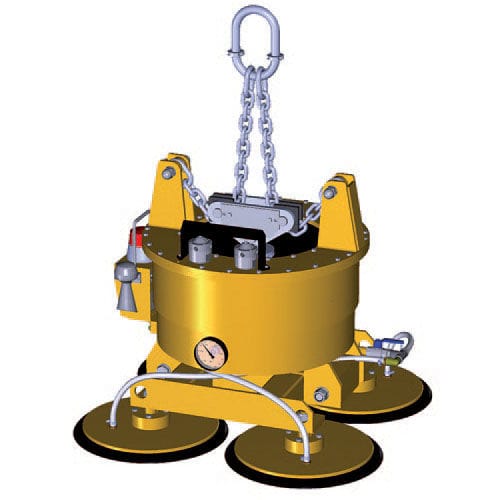 Elevador de ventosas monorriel - U400-5 - VACU-LIFT Transportsysteme GmbH - para chapas / para mármol / para placa de vídrio