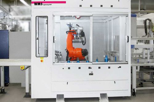 Célula robotizada de desbastado - W30 - WMS-engineering Werkzeuge-Maschinen-Systeme GmbH