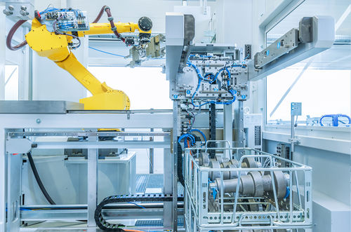 Célula robotizada de desbastado - WMS-engineering Werkzeuge-Maschinen-Systeme GmbH - de manipulación
