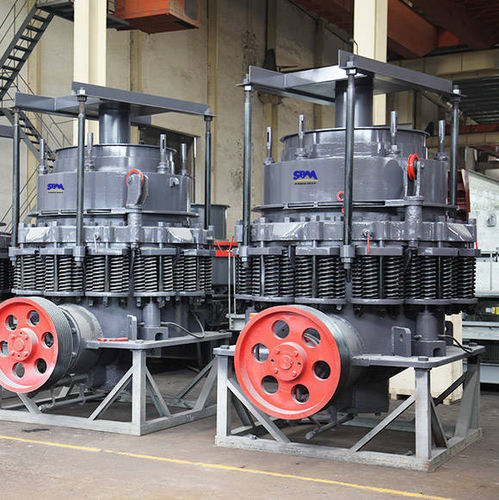 Machacadora de cono con muelle - CS series - Shibang Industry & Technology Group Co., Ltd. - estacionaria / para material mineral / fina