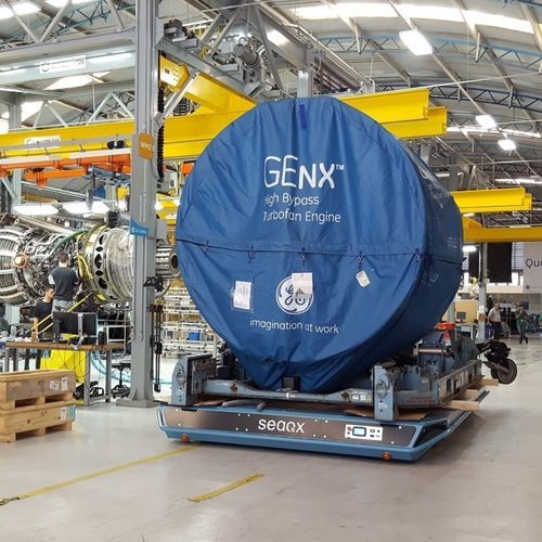 Transportador autopropulsado alimentado por batería - 20MT omni - Seaqx NV - de 2 ejes / plataforma