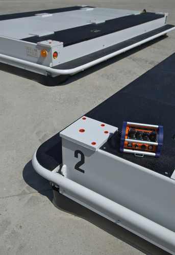 Transportador autopropulsado alimentado por batería - TPP 10 - Seaqx NV - de 2 ejes / para grandes cargas / elevador