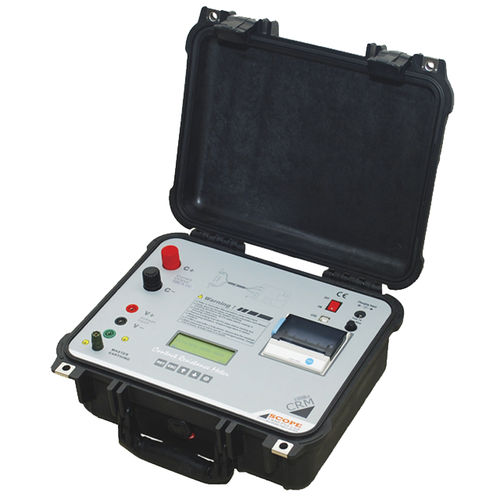 Micróhmetro digital - CRM 100B+ - SCOPE T&M Pvt. Ltd. - portátil / de baja resistencia / 4 hilos