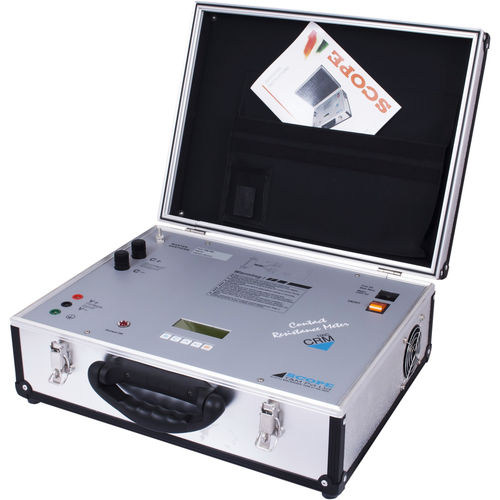 Micróhmetro digital - CRM 100C  - SCOPE T&M Pvt. Ltd. - portátil / de baja resistencia / reforzado