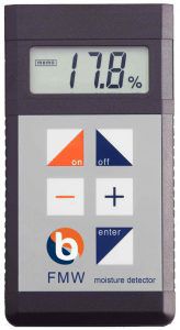 Humidímetro para madera - FMW-T  - Brookhuis Micro-Electronics - capacitivo / de alta frecuencia / con visualizador digital