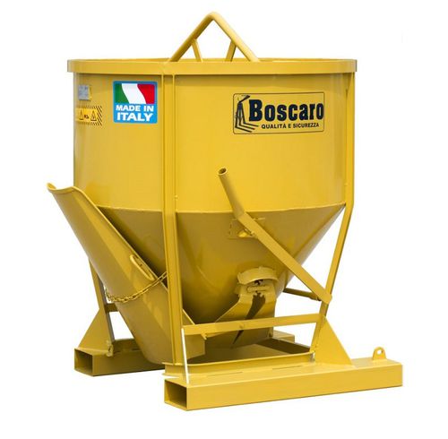 Cubo para hormigón cónico - CL-ST - Boscaro s.r.l. - de fondo abrible / de acero galvanizado