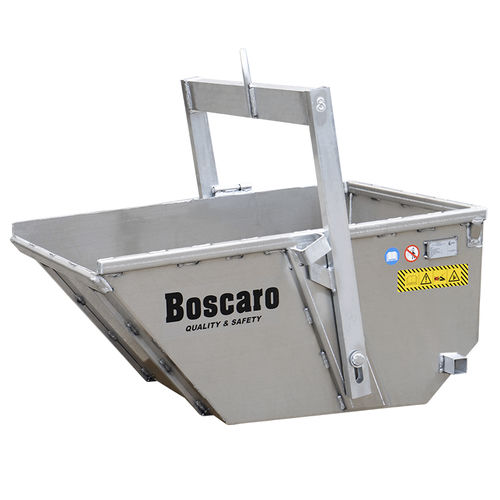 Cubilote para tierra y escombros de aluminio - A-DALU - Boscaro s.r.l.