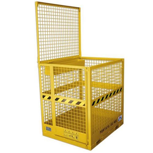 Plataforma elevadora montada en carretilla elevadora - max. 400 kg, 1 000 x 1 000 x 2 100 mm | CRM series - Boscaro s.r.l.