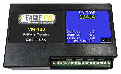 Controlador de baterías de tensión - 24, 48, 125, 250 V | VM-100 - Eagle Eye Power Solutions