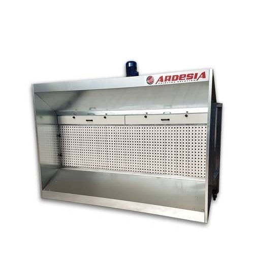 Cabina de pintura abierta - Roller Plus - ARDESIA - para piezas de recambio / con filtro seco