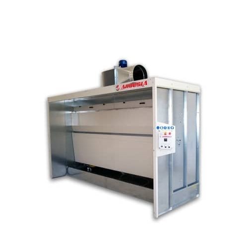 Cabina de pintura abierta - Double - ARDESIA - para piezas de recambio / con cortinas de agua