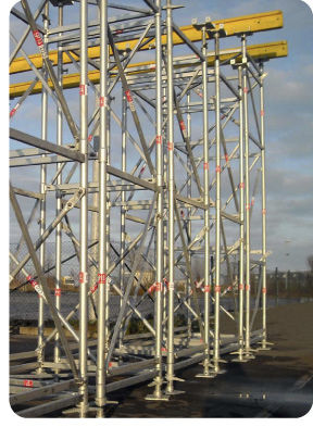 Torre de andamio de fachada - 200 kN - GHI Formwork - modular