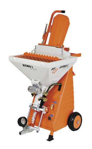 Bomba para hormigón móvil - RITMO L plus - Knauf PFT GmbH & Co. KG - para obra / eléctrica