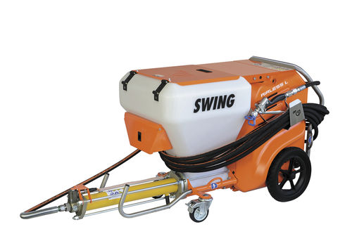 Unidad de proyección airless - SWING L series - Knauf PFT GmbH & Co. KG - móvil / de pintura / eléctrica