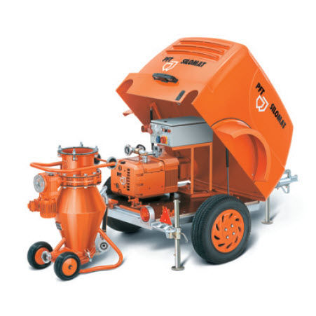 Sistema de transporte neumático móvil - SILOMAT C series - Knauf PFT GmbH & Co. KG - para mortero seco