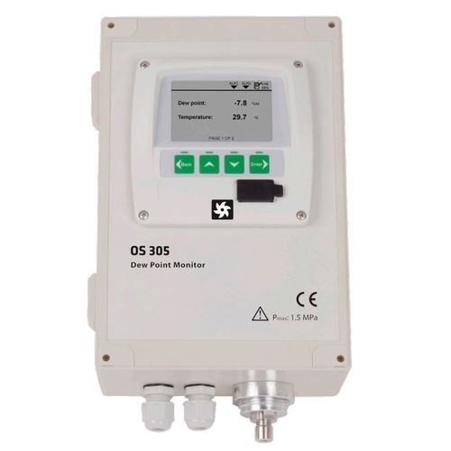 Dispositivo de medición de punto de rocío fijo - OMEGA AIR d.o.o. Ljubljana - para instalación en pared / IP65 / con pantalla LCD