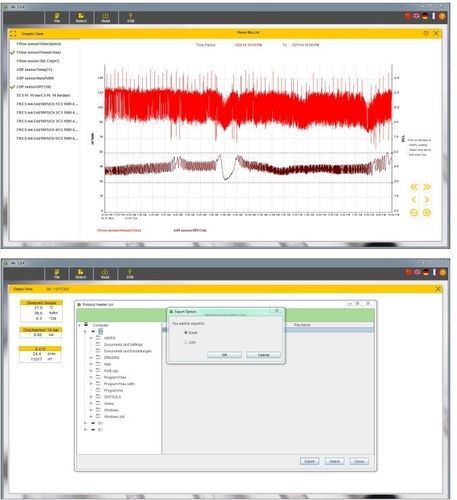 Software de visualización - OS 4A - OMEGA AIR d.o.o. Ljubljana - de supervisión / adquisición y análisis de datos / de adquisición de datos