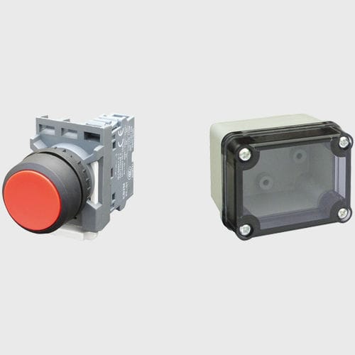 Botón pulsador IP65 - EB2M, ED16 series - Yueqing Hean Electrical Co., Ltd. - con luz / no luminoso / de policarbonato