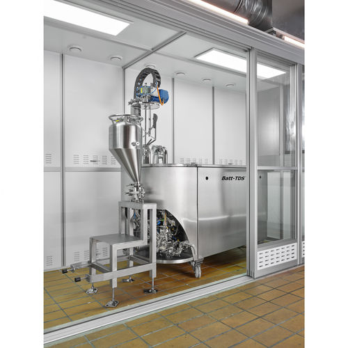 Sistema de pulverización de vacío - Batt-TDS - ystral gmbh maschinenbau + processtechnik - de polvo