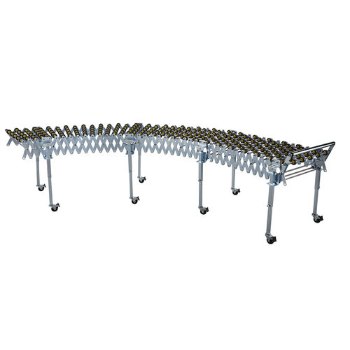 Transportador con ruedecillas - Humboldt Verpackungstechnik GmbH - flexible / extensible