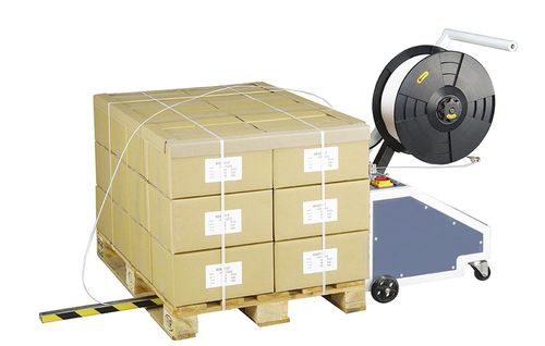 Flejadora semiautomática - 747 x 696 x 1002 mm | HU-300 - Humboldt Verpackungstechnik GmbH - de palés / vertical